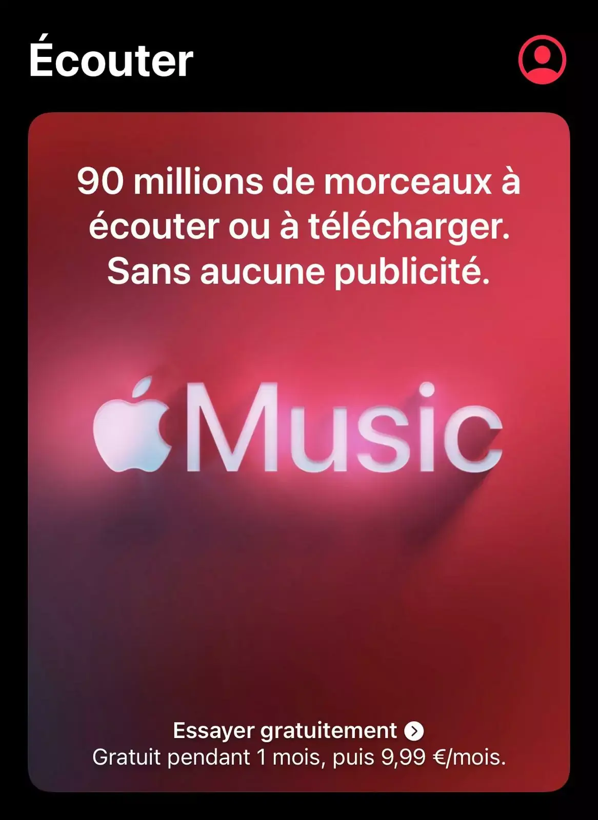 Apple Music réduit son essai gratuit de trois à un mois !