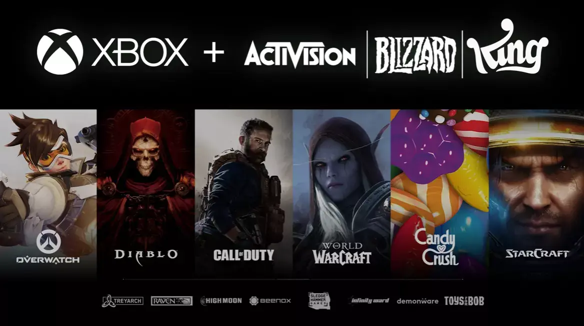 Microsoft s'offre Activision-Blizzard-King pour 69 milliards de dollars