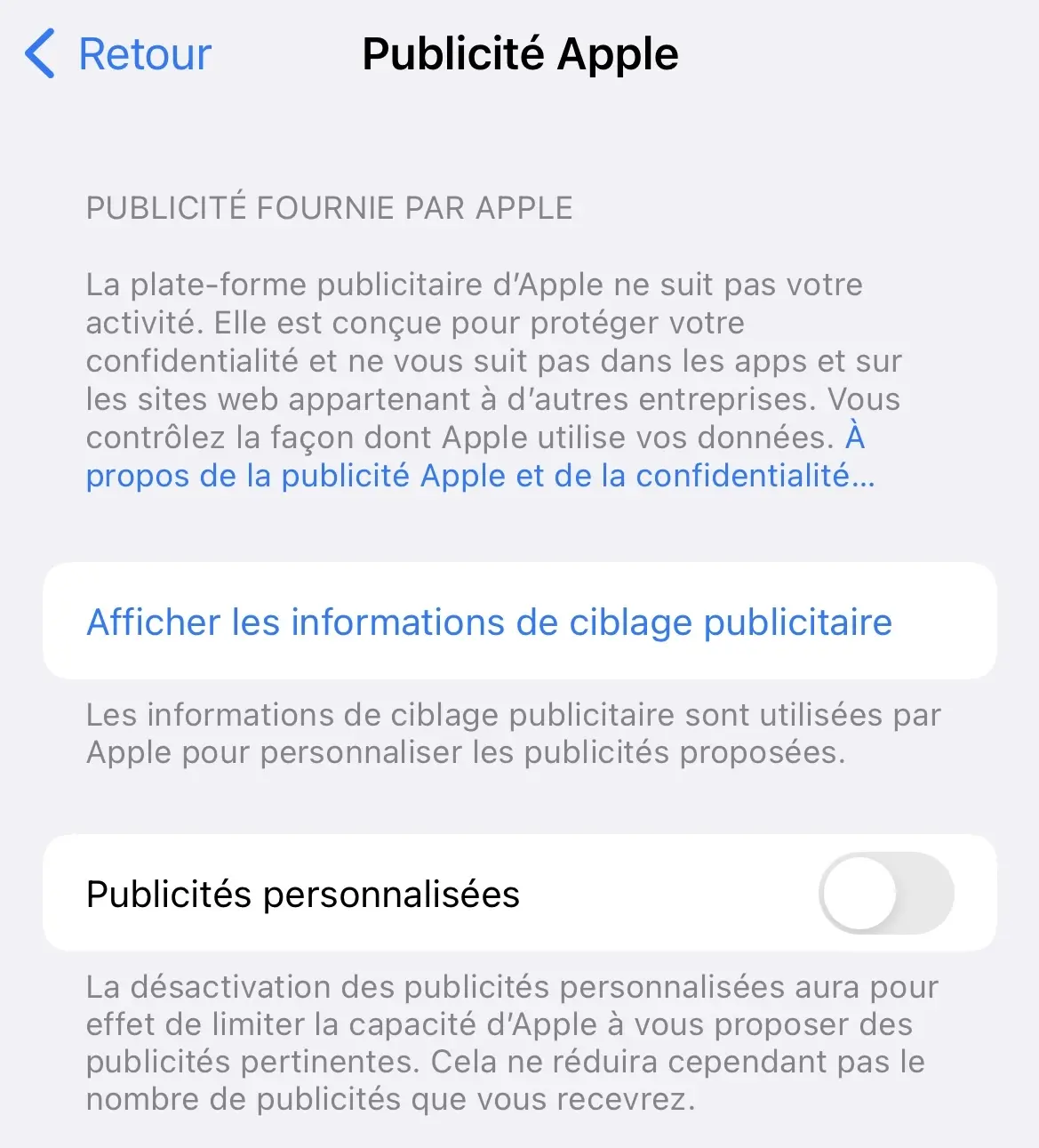 App Store : la pub ciblée aurait peu de conséquences sur la recherche