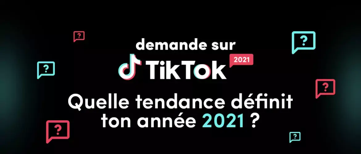 TikTok publie aussi son best of 2021 (avec pleins de questions...)