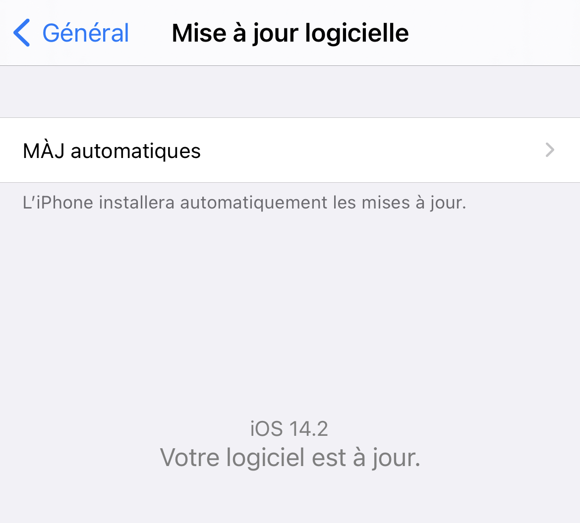 Bug : iOS 14 n’arrête pas d’envoyer des "fausses" notifications de mise à jour