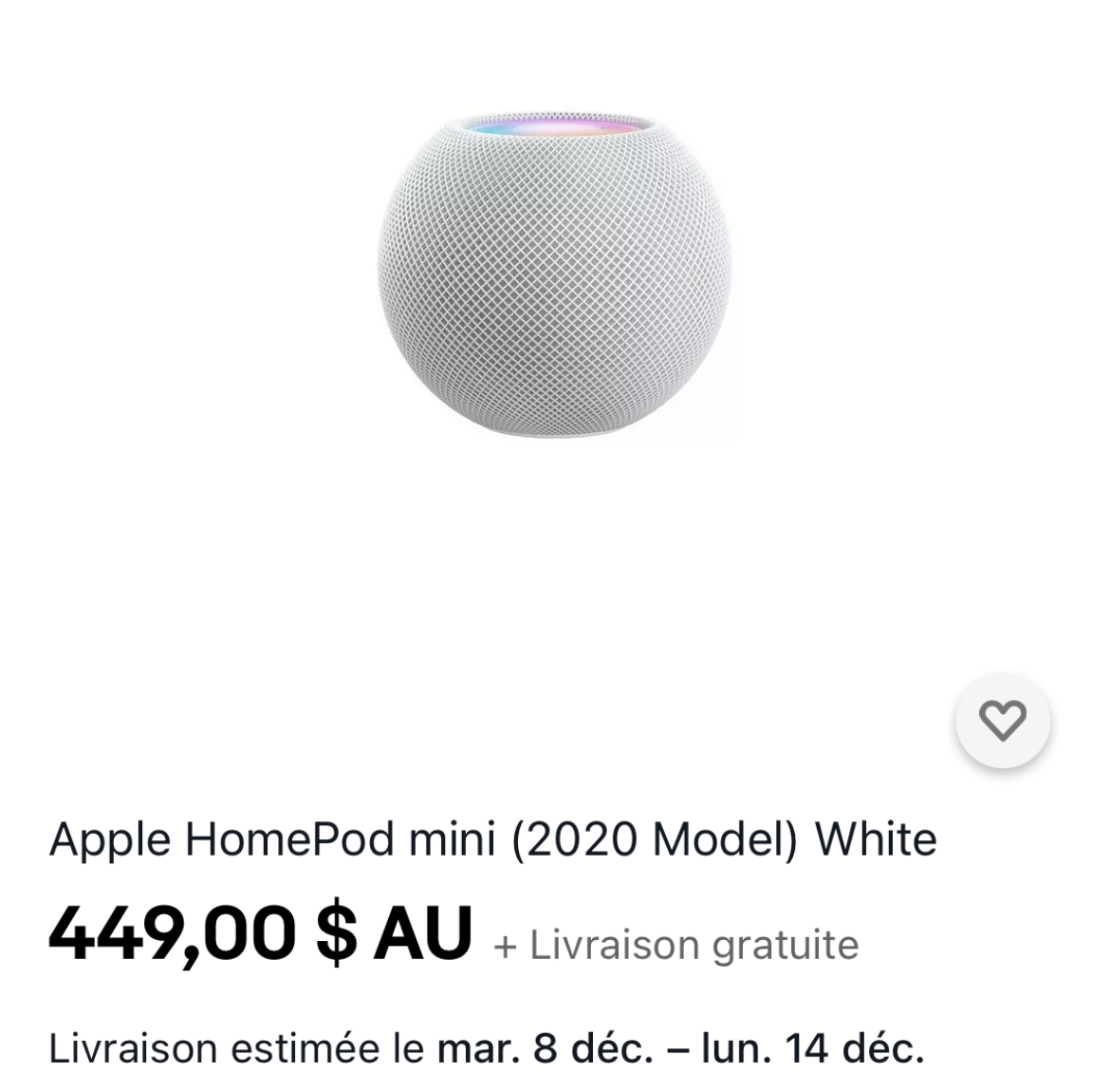 Jusqu’à 275 euros pour un HomePod mini sur eBay !