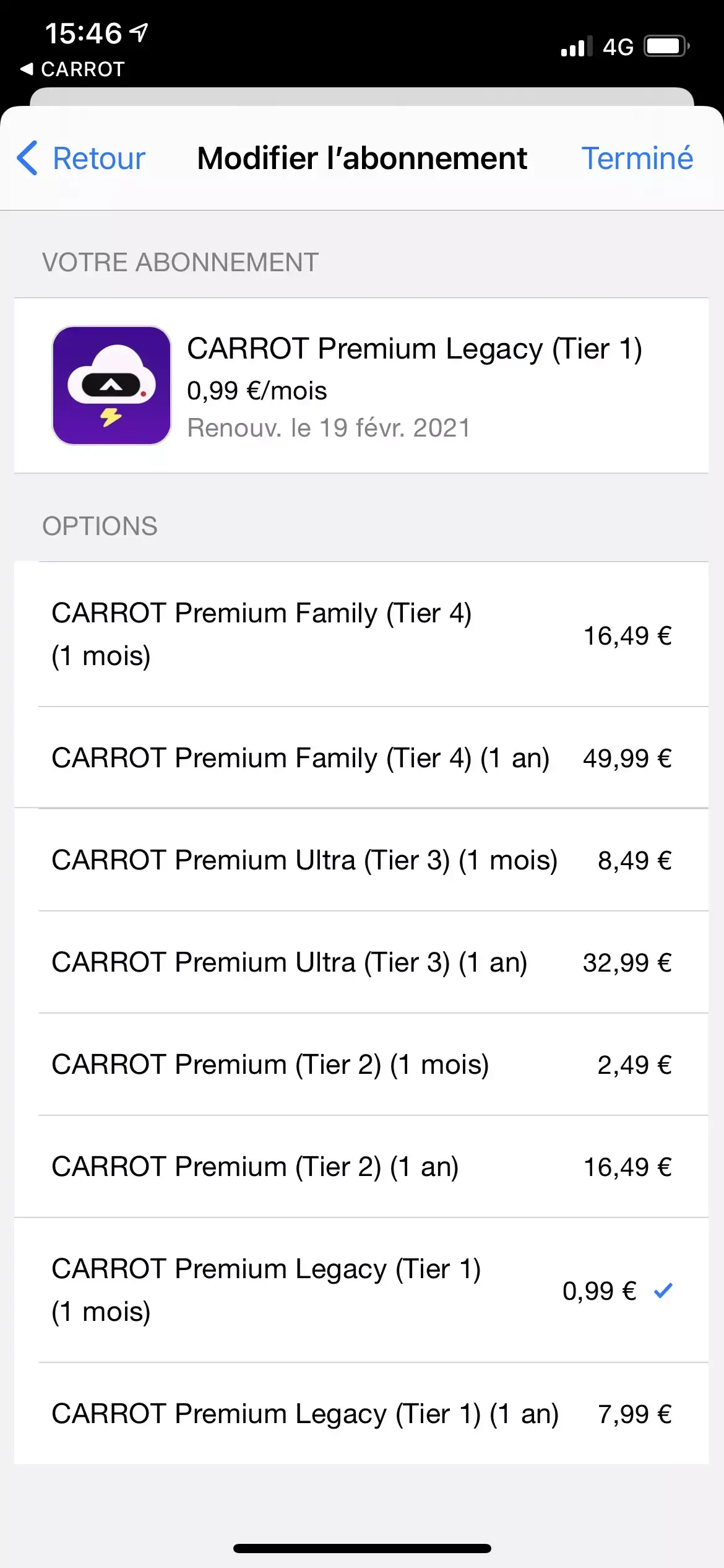 Carrot Weather s'offre une belle mise à jour (interface, design, fonctions...)