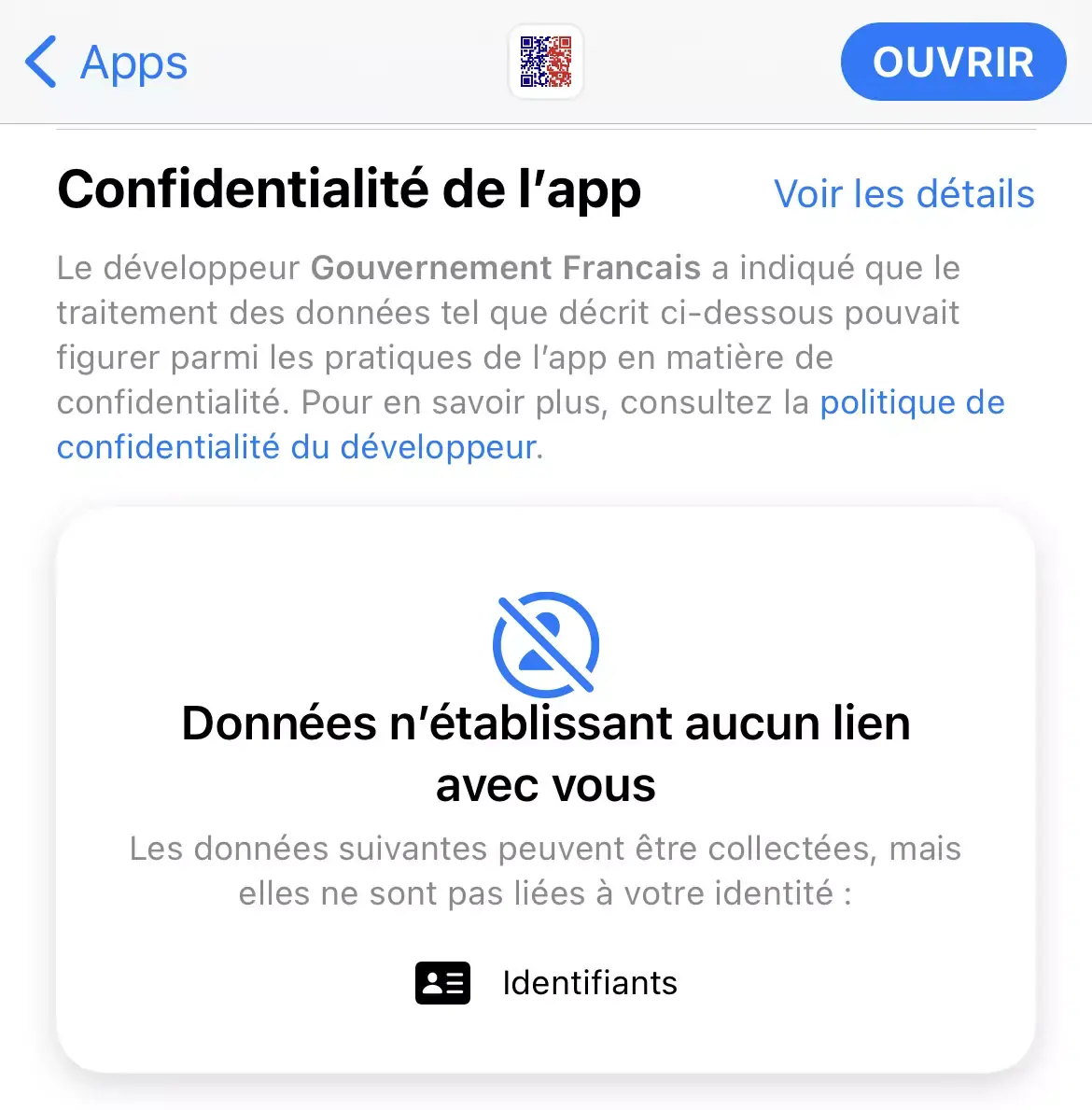 Apple précise comment bien compléter les étiquettes de confidentialité