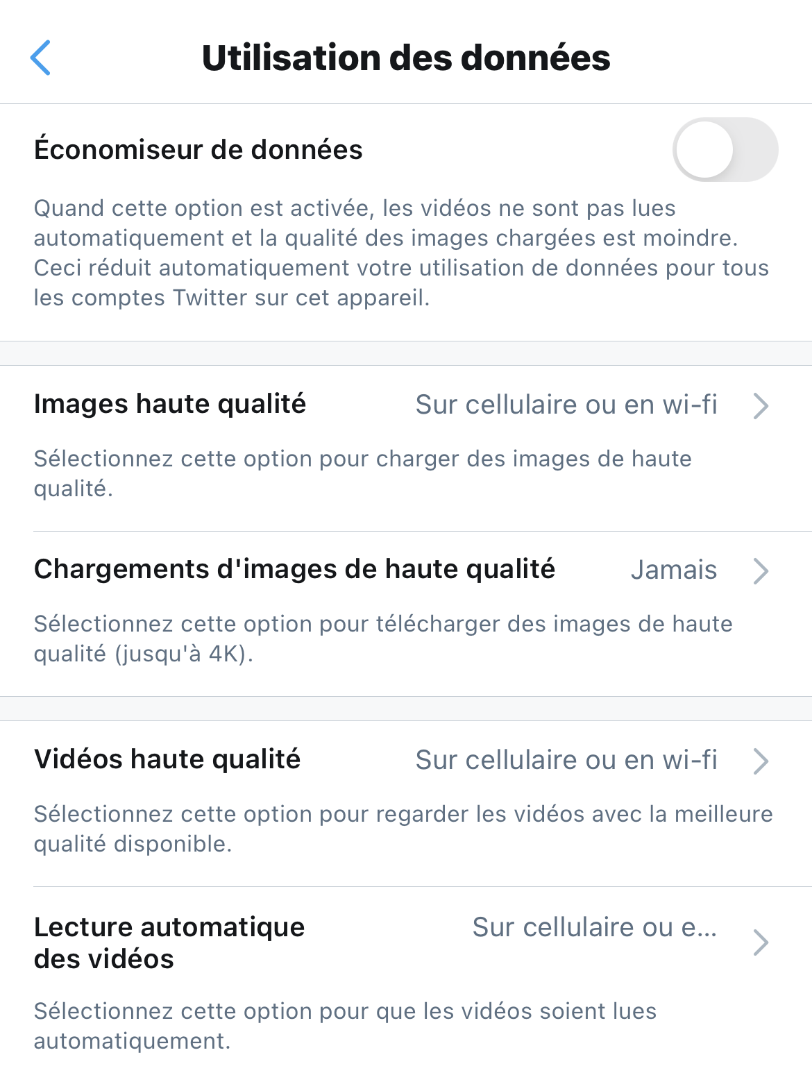 L'app Twitter permet de visualiser / télécharger des images 4K