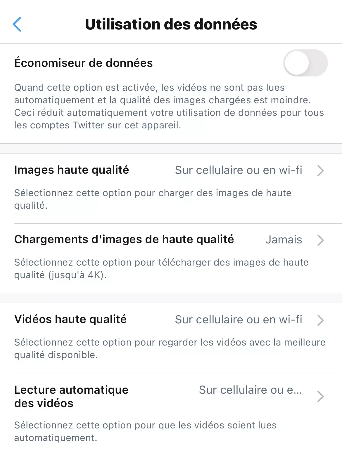 L'app Twitter permet de visualiser / télécharger des images 4K