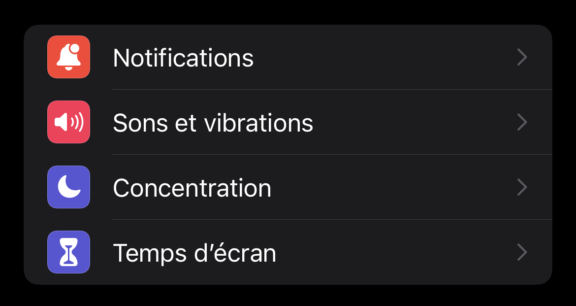 Nouveautés iOS/iPadOS 15 bêta 4 : Safari, Concentration, nouvelles icônes