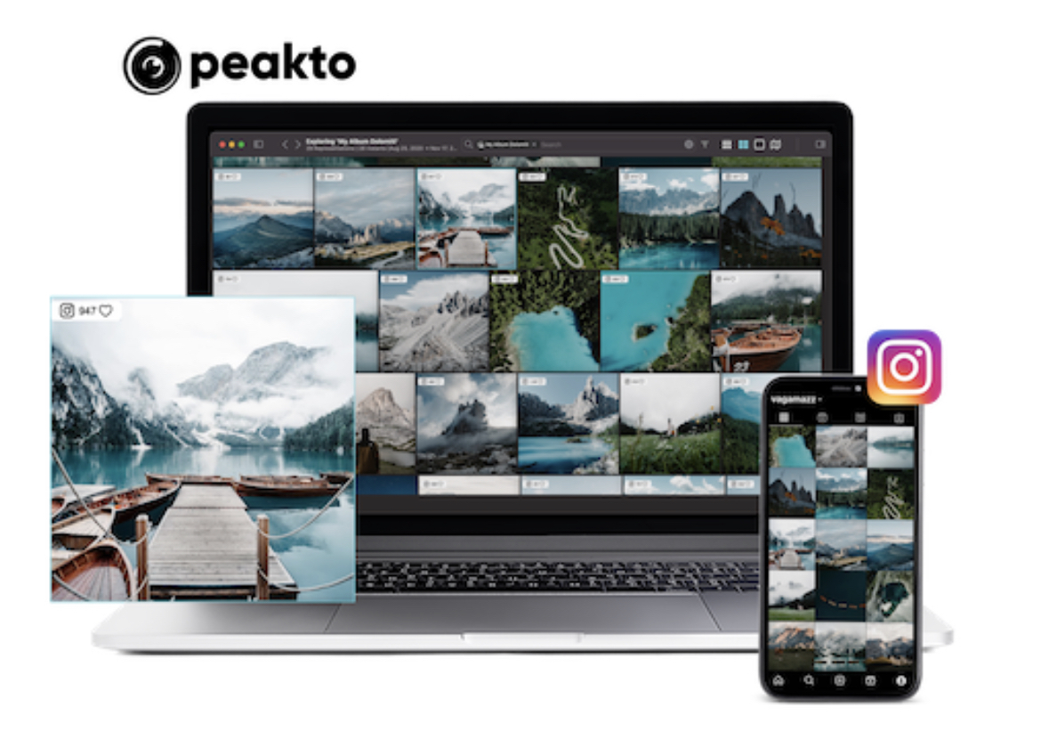 Peakto, le très sympathique logiciel photo, est désormais compatible avec Instagram