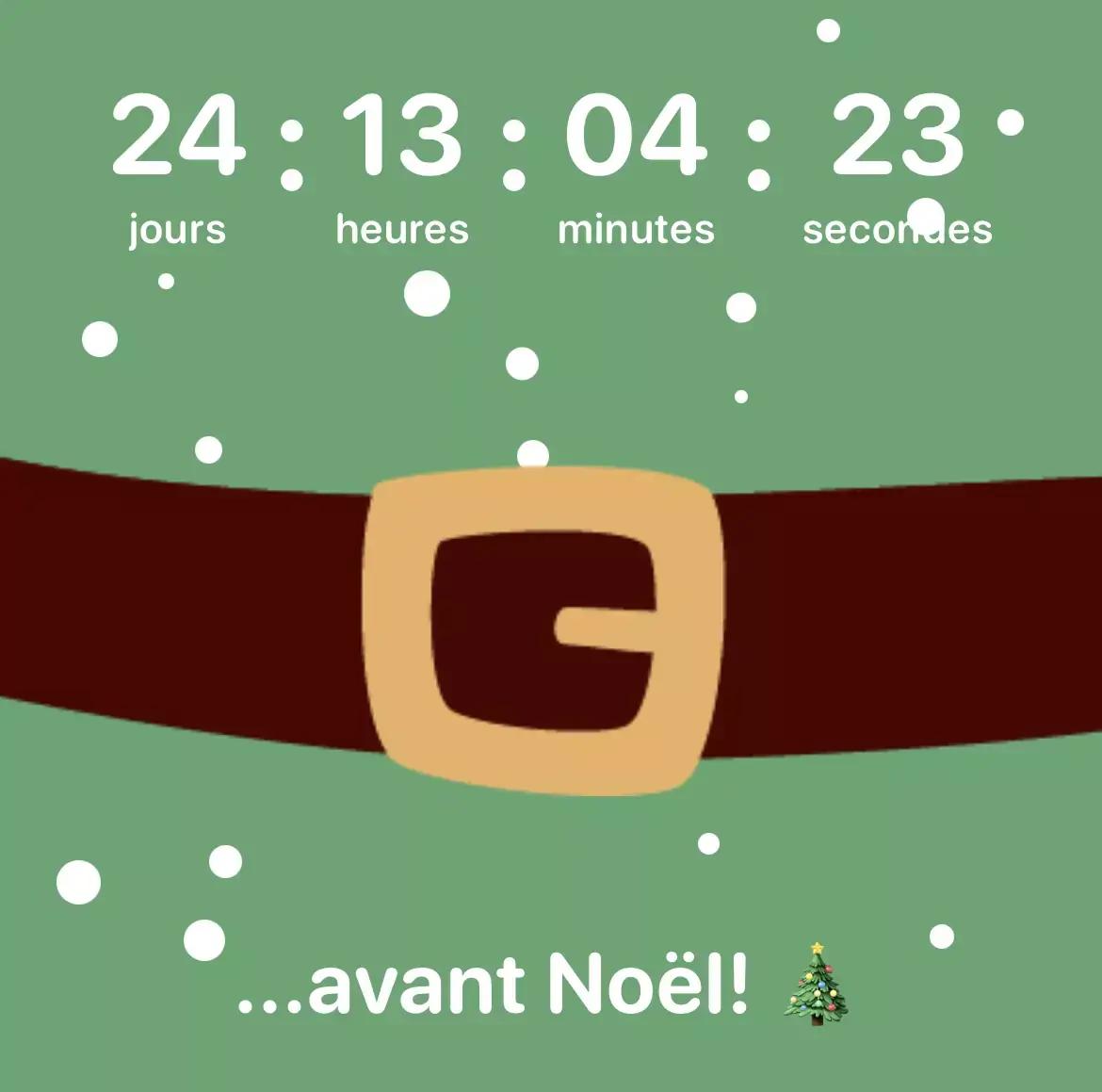 Compte à rebours avant Noël 2021 : la petite app française à glisser sur son écran d'accueil