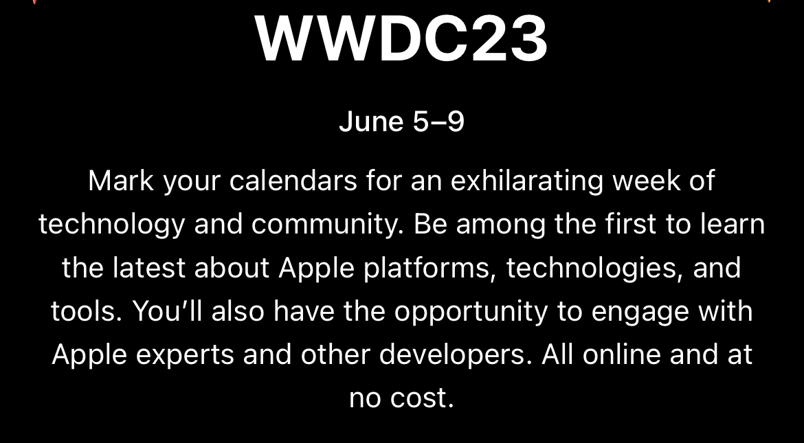 Qu'attendez vous le plus de la WWDC 2023 ?