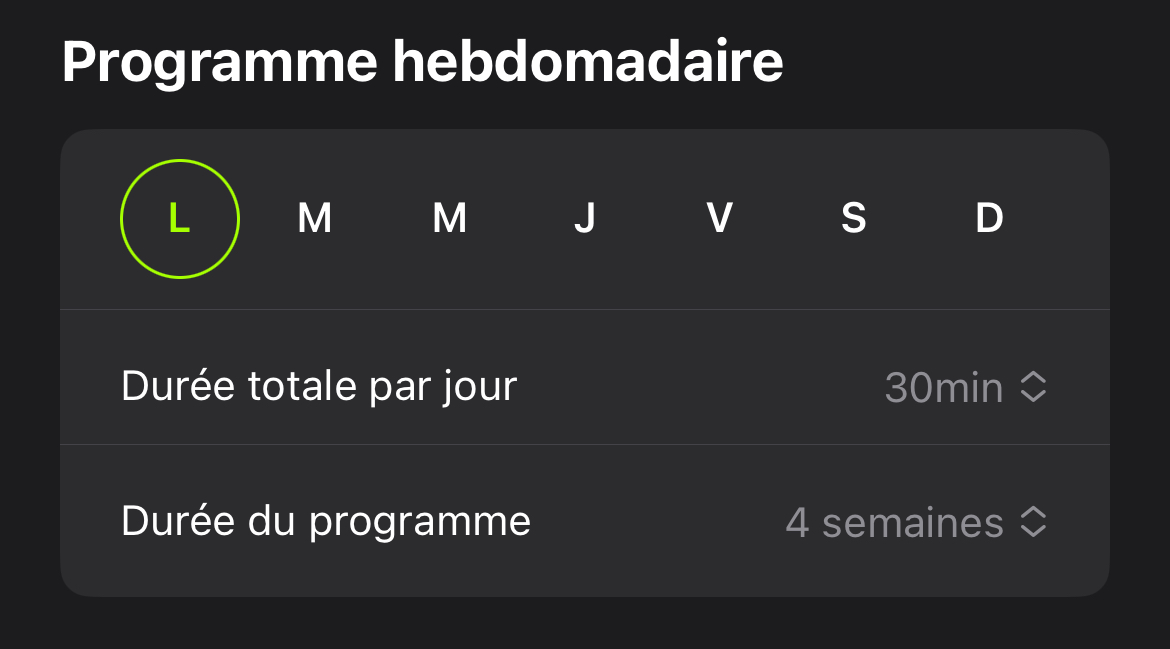 Fitness+ : des programmes personnalisés et des files d'attente d'entrainements