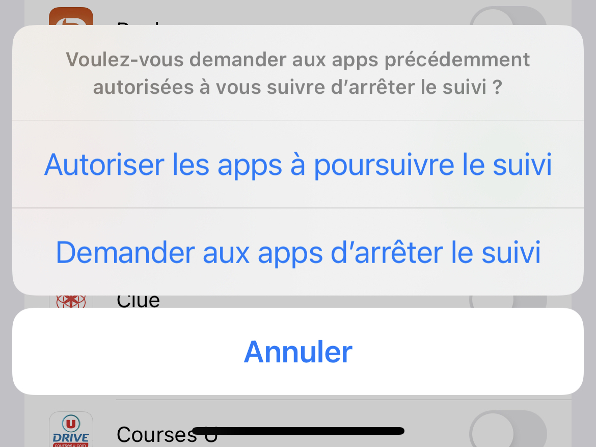 iOS : certaines apps arrivent à passer outre la transparence du suivi (ATT)