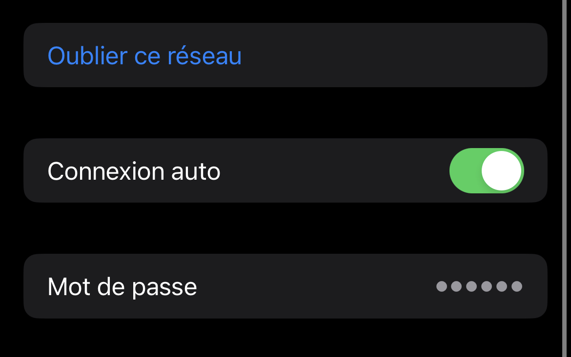 Comment afficher le mot de passe d'un réseau Wi-Fi sous iOS 16