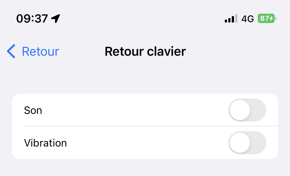 iOS 16 : le clavier avec retour haptique consommerait beaucoup de batterie