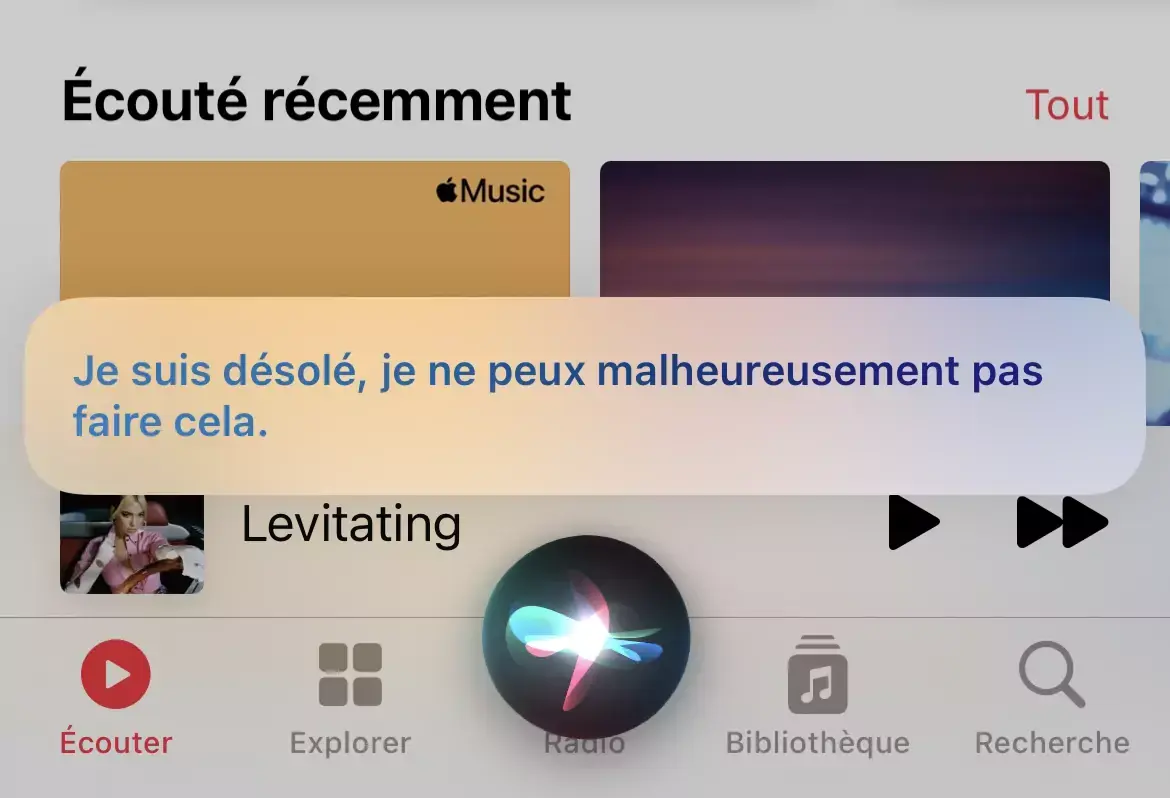 iOS 15 : Siri ne veut plus évaluer les chansons sur Apple Music