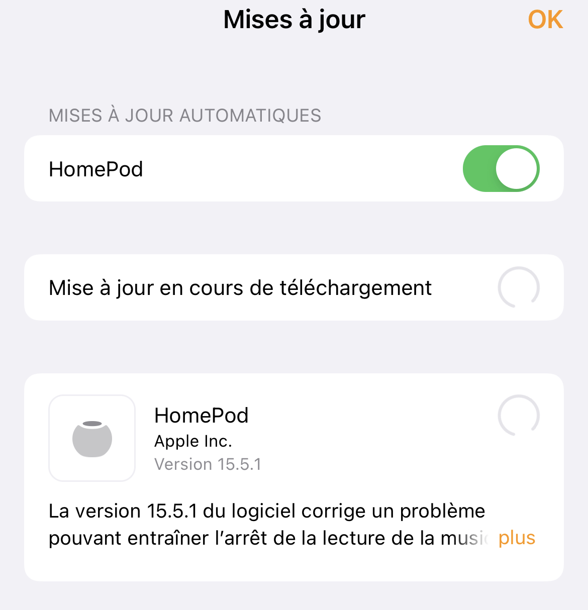 Apple publie tvOS 15.5.1 pour les Apple TV HD / 4K (+ mise à jour du logiciel HomePod)