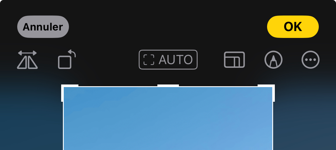 iOS 17 ajoute un nouveau bouton de recadrage (des photos !) sur l'iPhone
