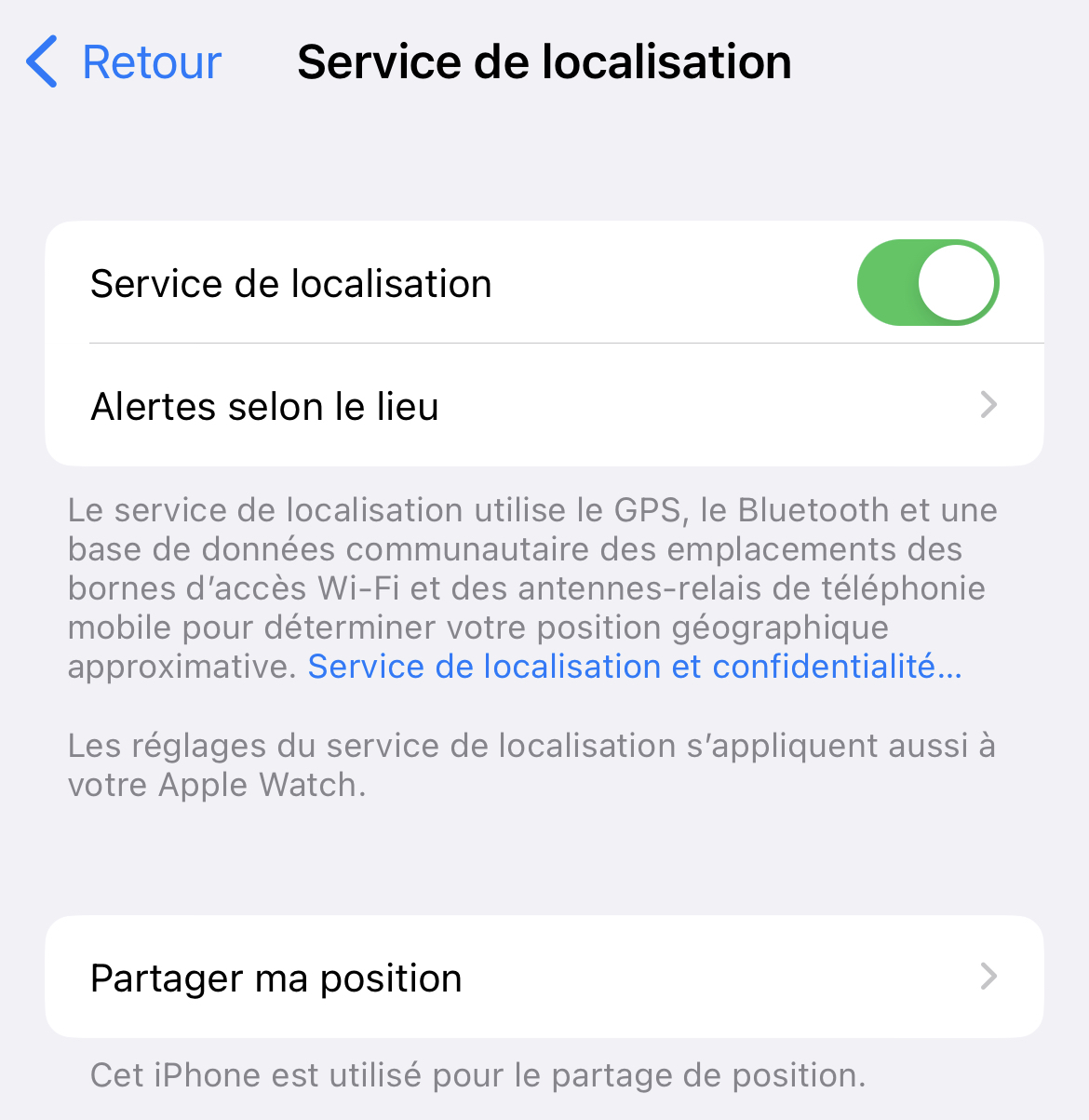 iOS 16.3 a corrigé discrètement une faille de sécurité (Localisation)