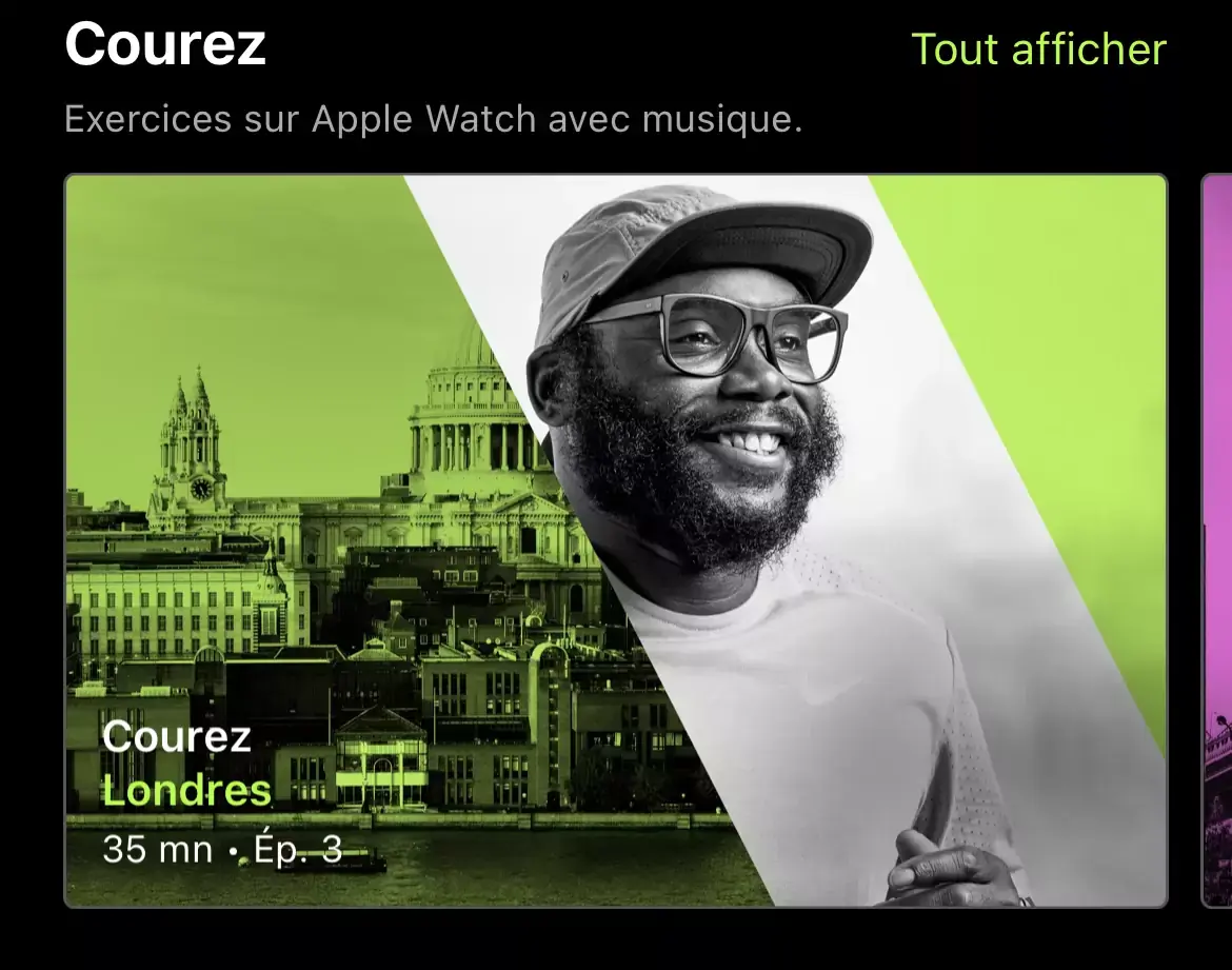 Fitness+ lance de nouvelles sessions pour faire du sport ! (Courez, Marchez, Collections)