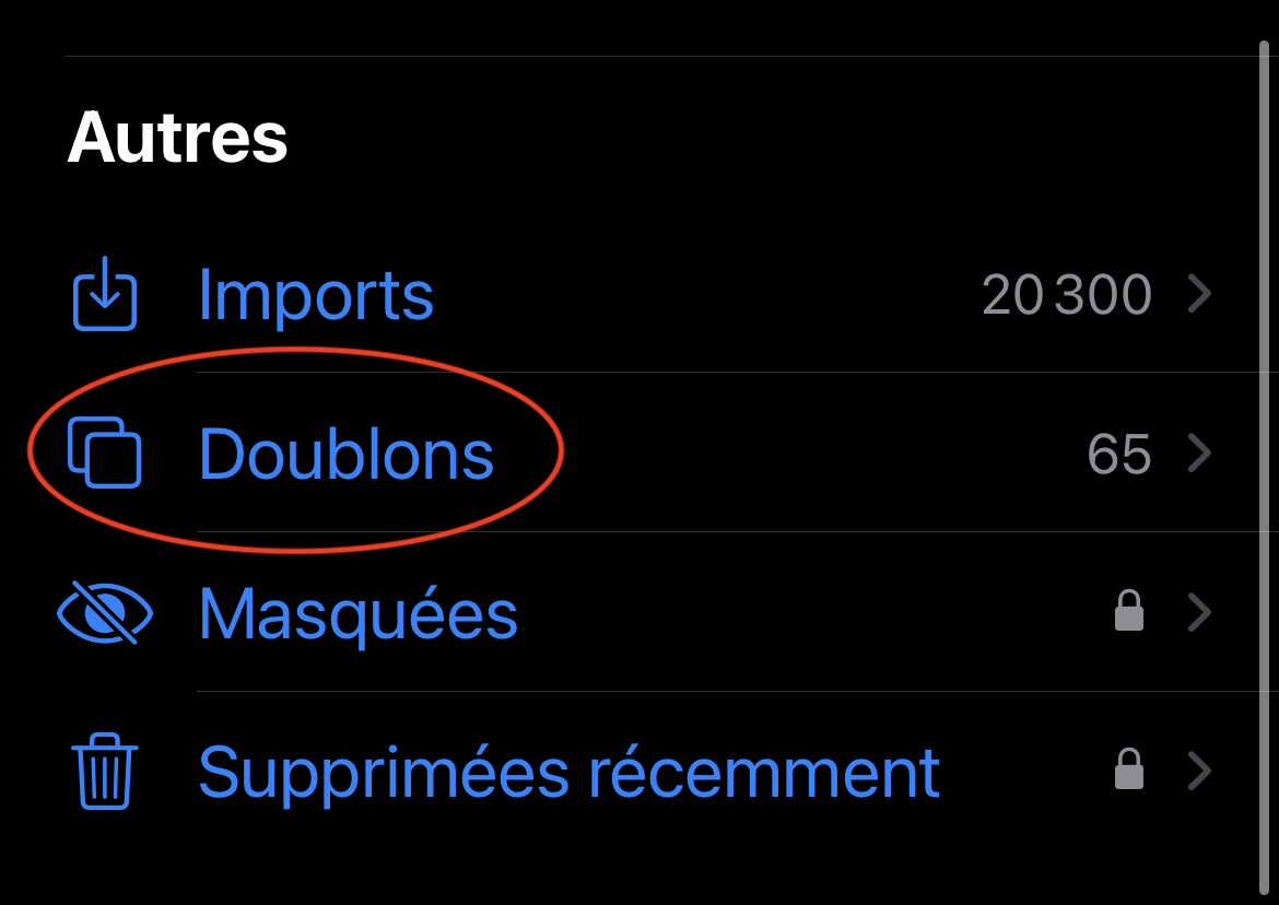 Comment rechercher et supprimer les doublons dans Photos avec iOS 16