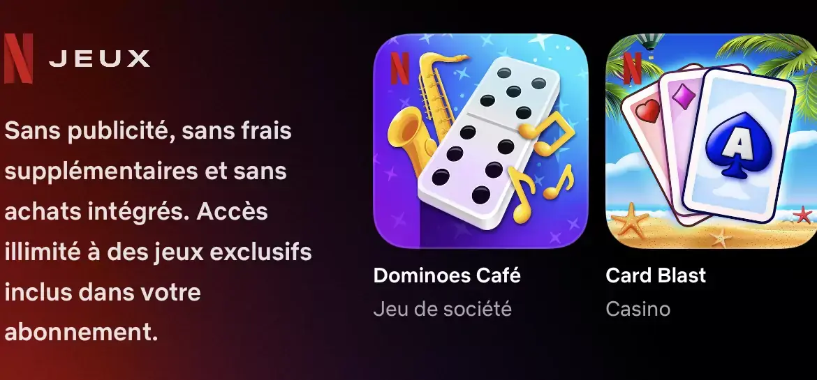 Netflix dévoile de nouveaux jeux mobiles pour son application