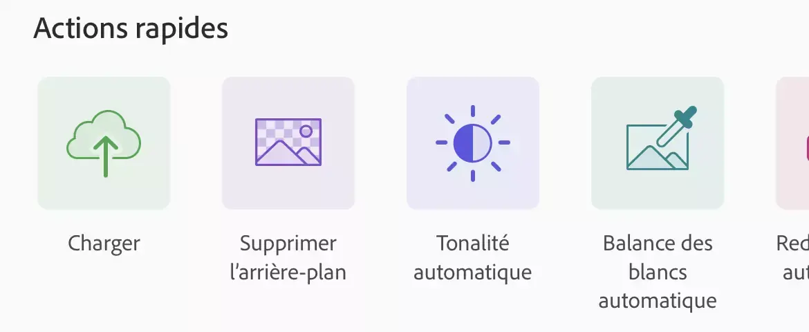 Adobe : l'app Creative Cloud propose de nouvelles actions rapides depuis son iPhone