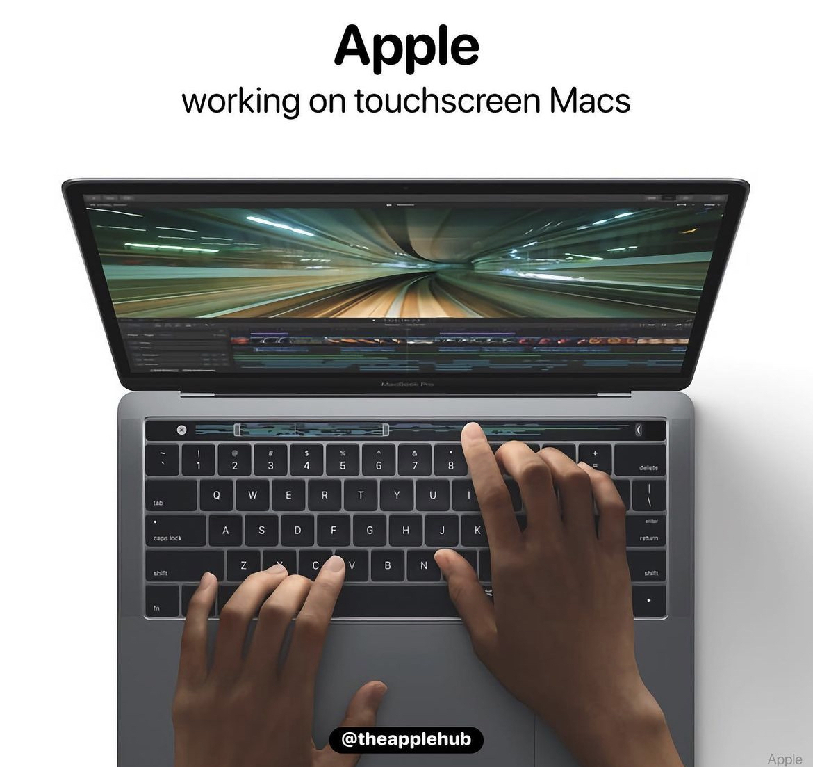 Un MacBook Pro tactile en 2025, une Apple Watch microLED en 2024 ?