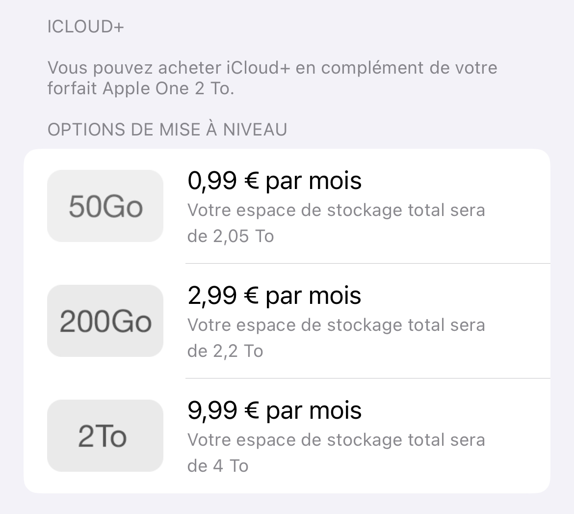 Apple augmente les prix du stockage iCloud dans certains pays !