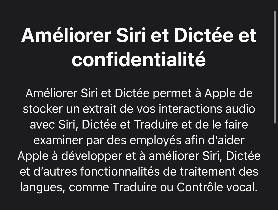 iOS 15 : Apple pouvait recevoir des enregistrements audio, même sans votre consentement