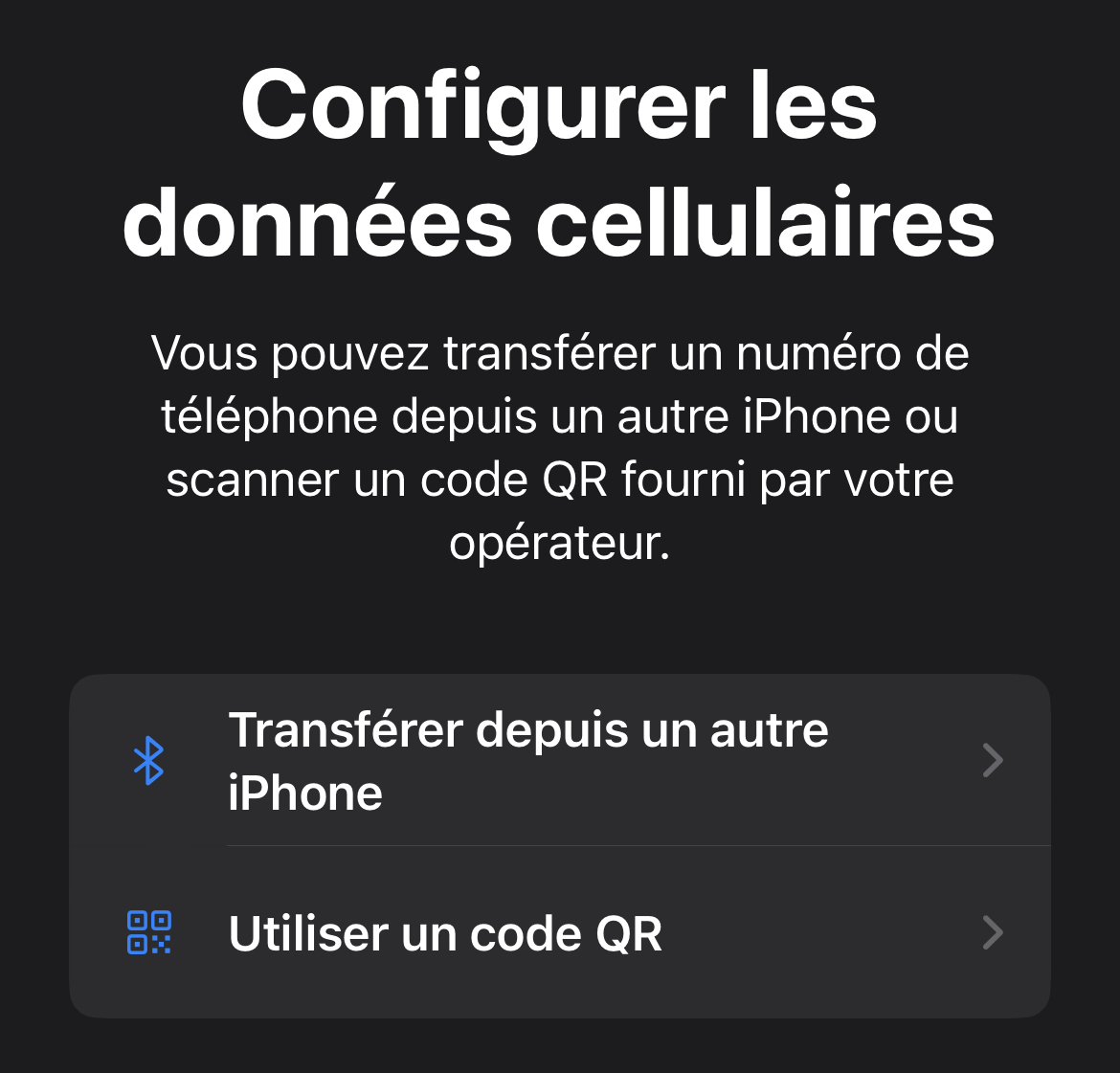 iOS 16 permettra de transférer une eSIM sur un autre  iPhone en Bluetooth