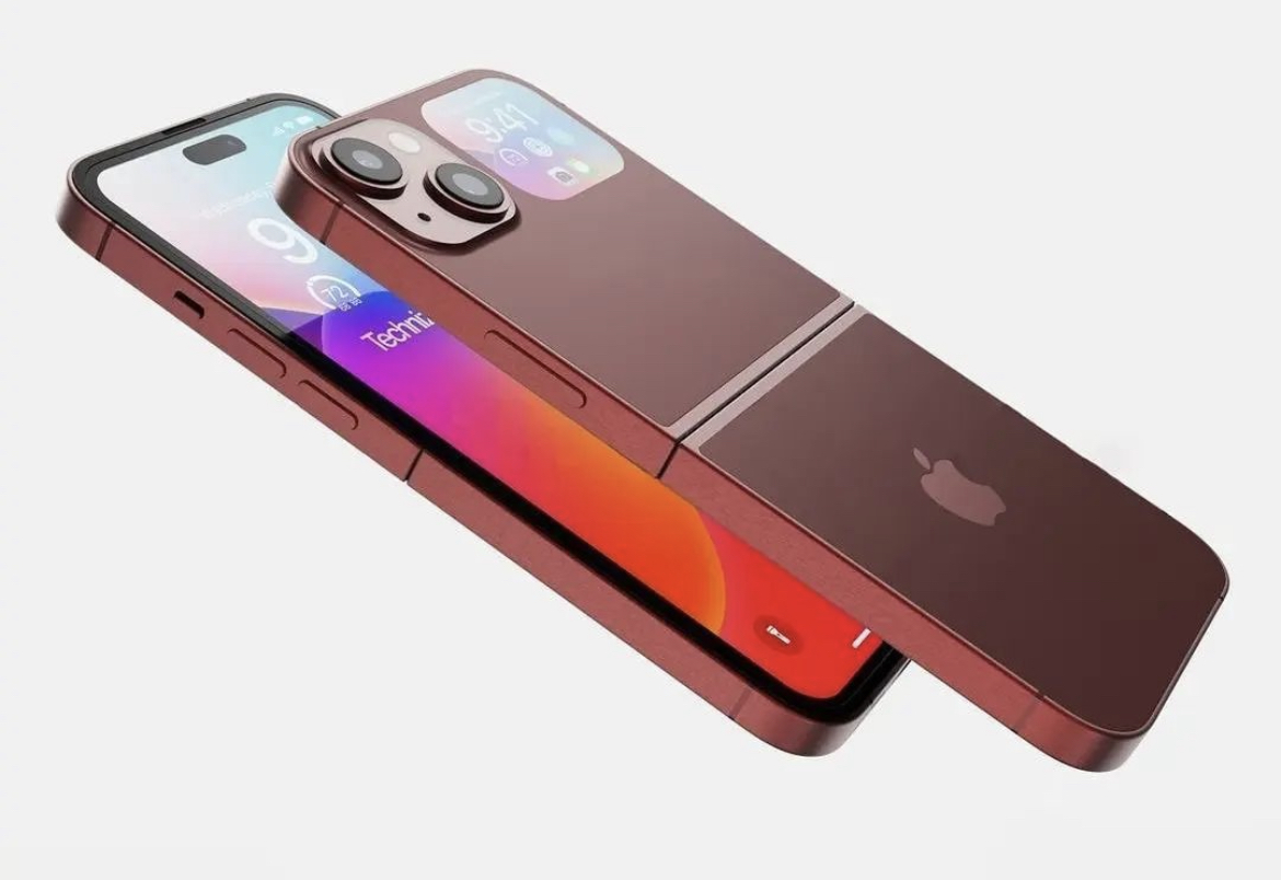 Que pensez-vous de cet iPhone pliable rouge (pour bien commencer le weekend) ?