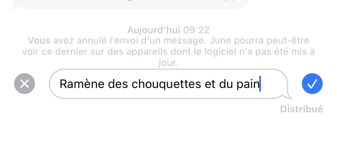 iOS 16 : éditer ou annuler ses Messages envoyés, en moins de 2 minutes !