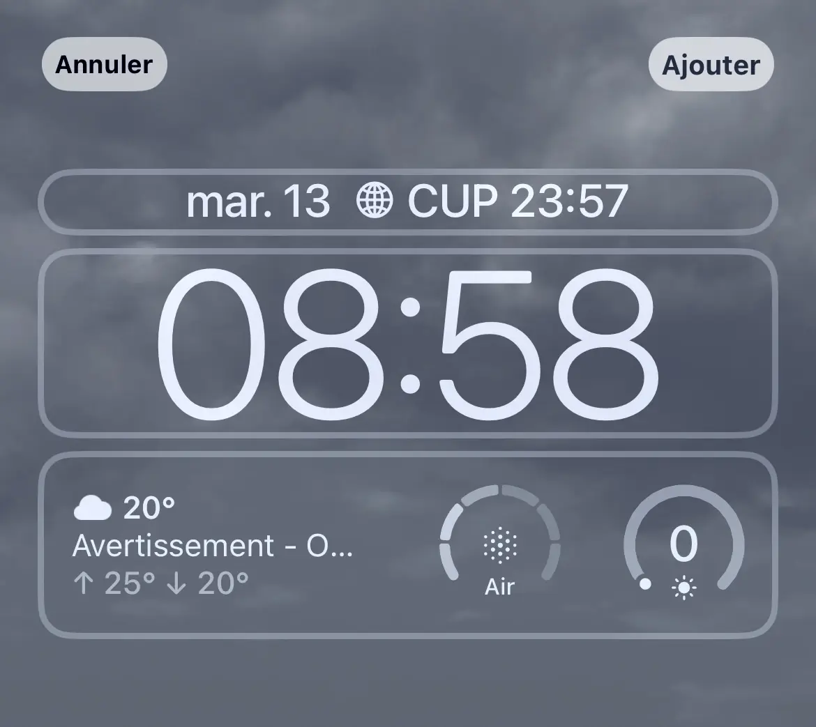 iOS 16 : en avant la personnalisation de l’écran de verrouillage ! (et tout plein de widgets)