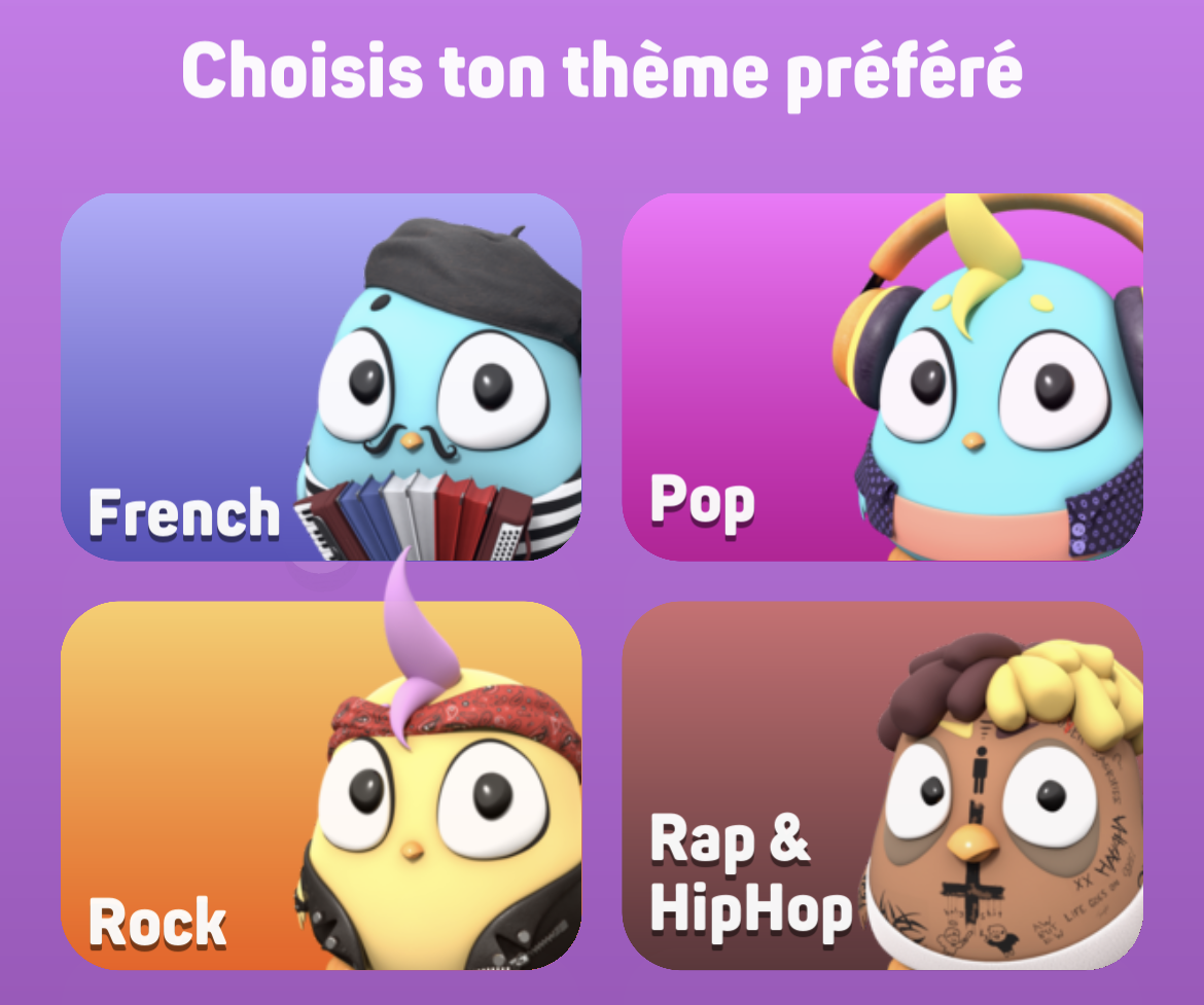 L'app française Songtrivia2 propose un sympathique blind test musical (avec des pioupious)