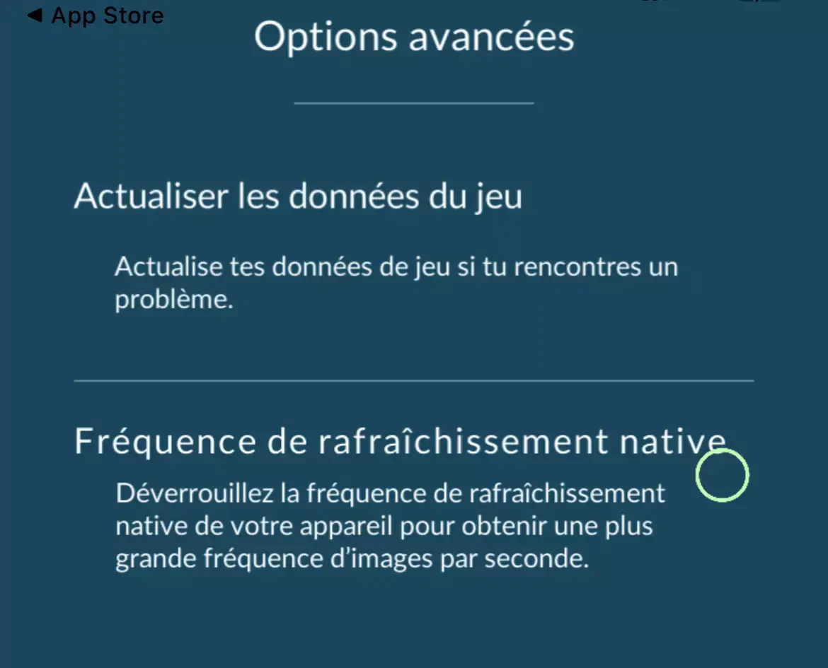 Pokémon Go propose une option 120 ips pour profiter des écrans ProMotion des iPhone 13 Pro 