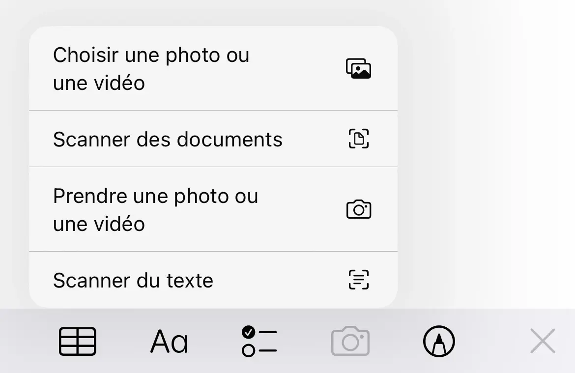 iPhone / iPad : comment scanner un document