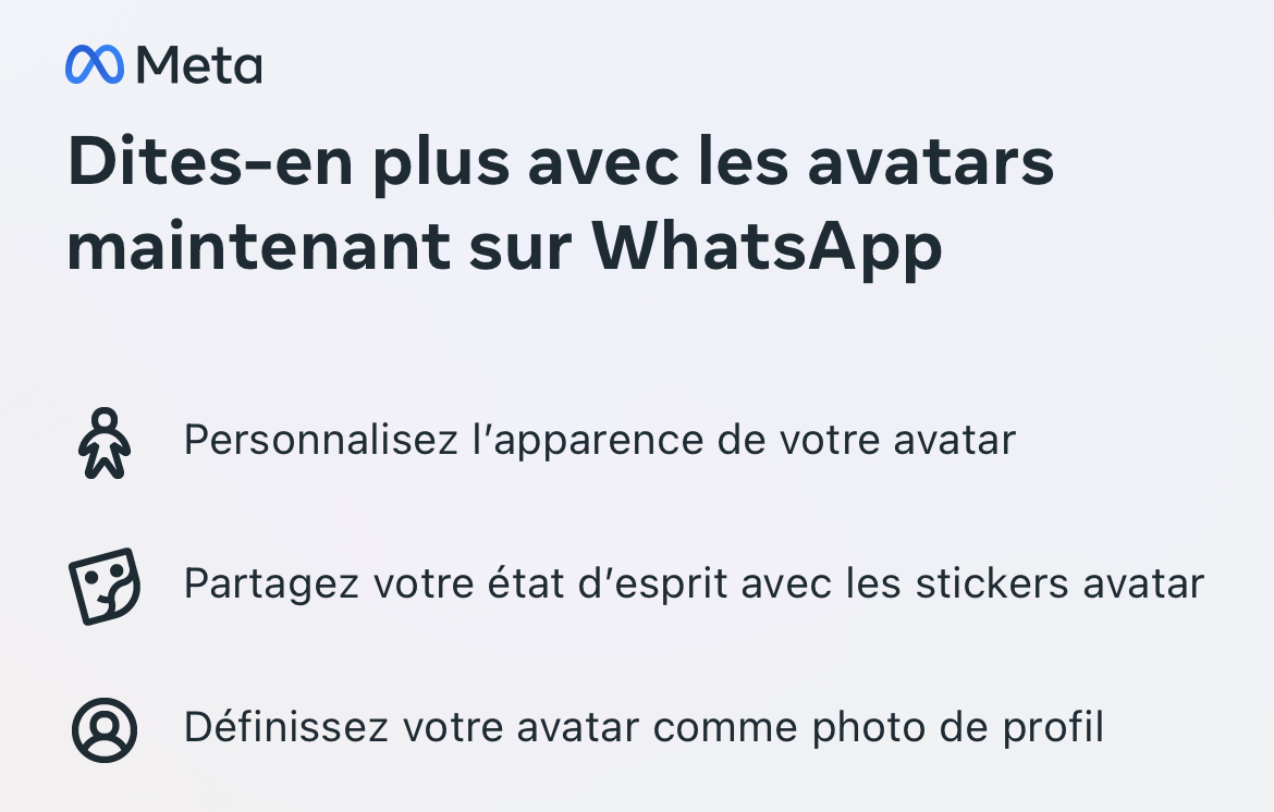 Comment personnaliser son avatar sur WhatsApp