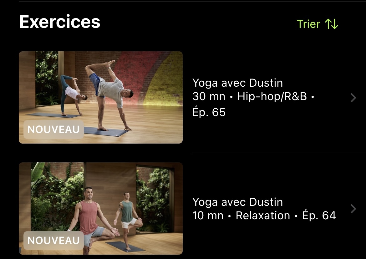 Fitness+ se déploie lentement en France ce soir…