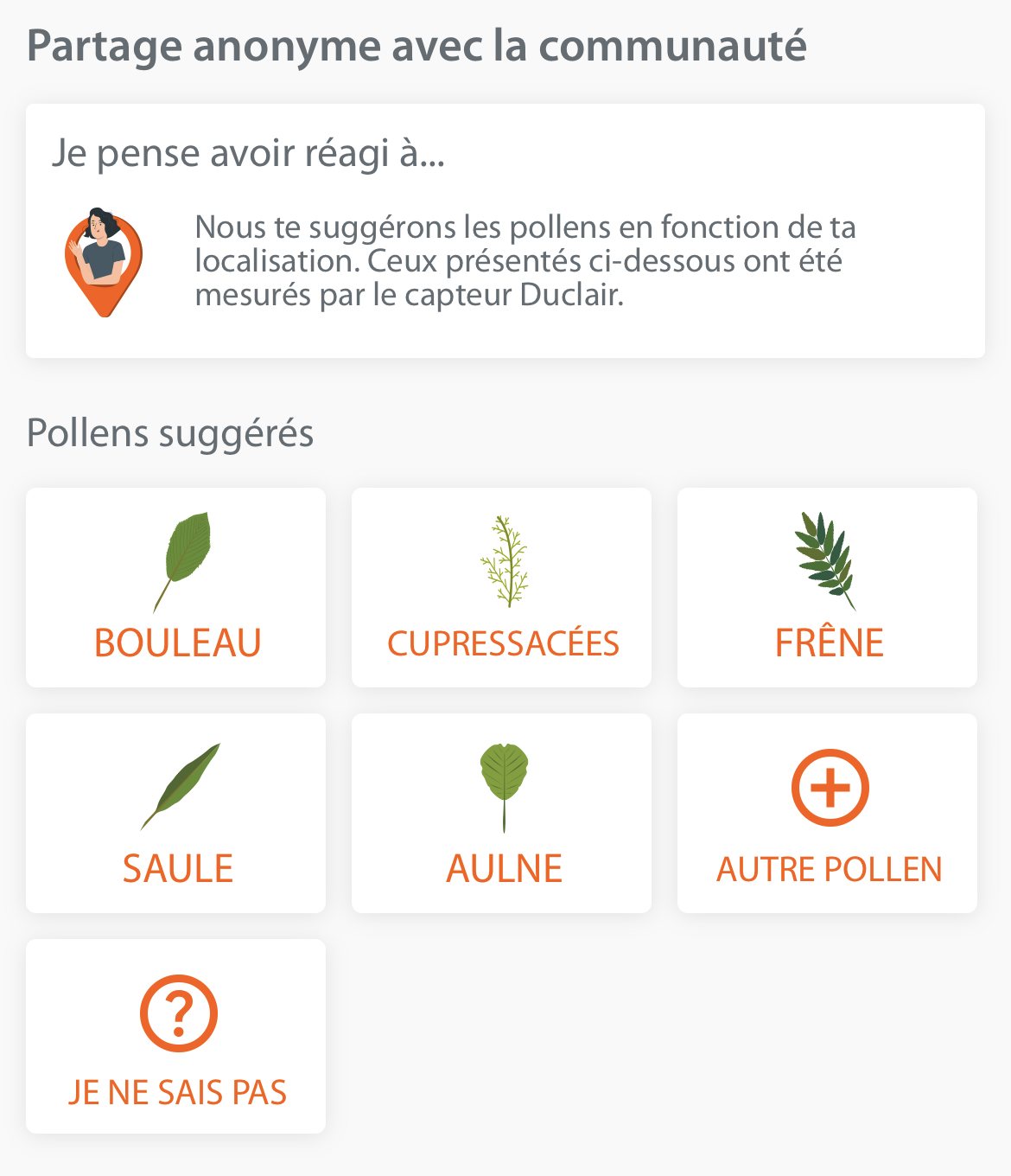 L'app française Live Pollen vous indique la quantité de pollen dans l'air