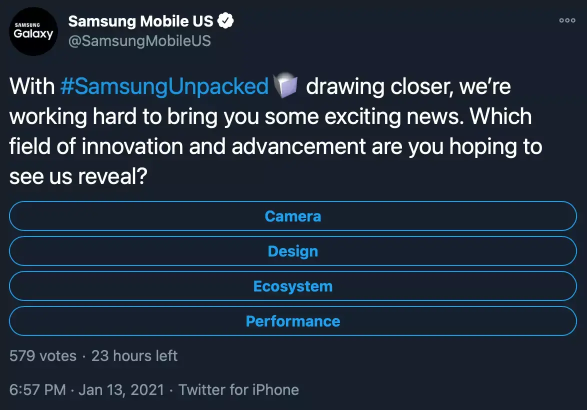 Le Galaxy S21 sort aujourd'hui sans adaptateur secteur, ni écouteurs