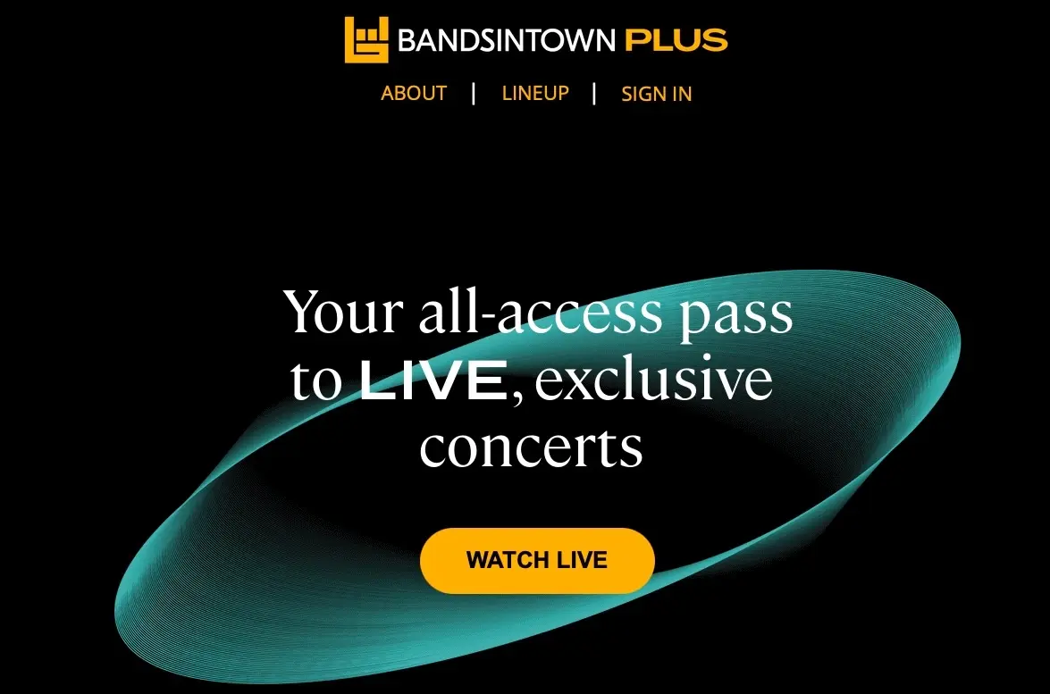 Bandsintown Plus propose des concerts exclusifs en direct et des interviews sur l'Apple TV