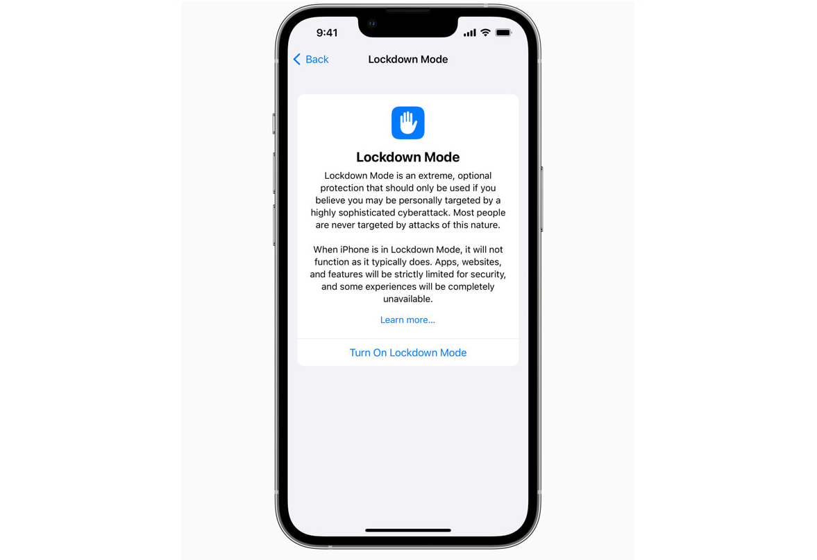 Un mode Lockdown pour protéger les utilisateurs à risque d'iPhone/iPad et de Mac