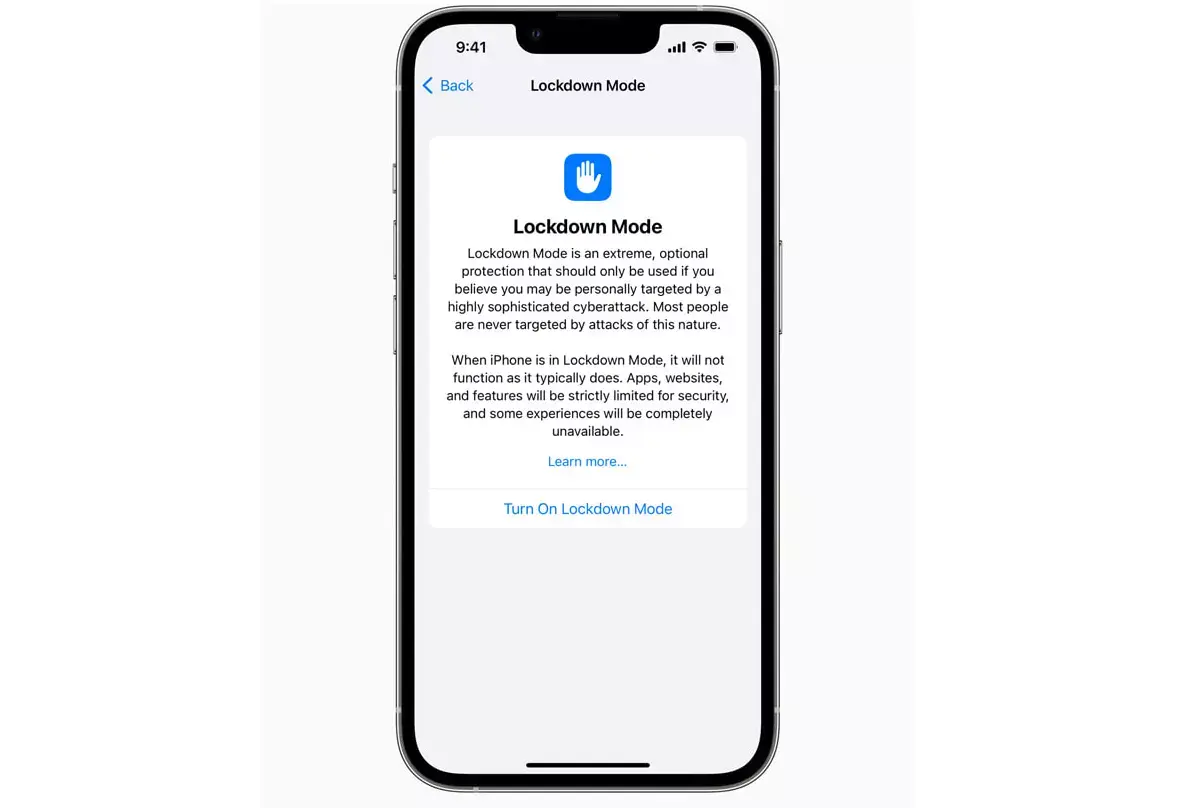 Un mode Lockdown pour protéger les utilisateurs à risque d'iPhone/iPad et de Mac