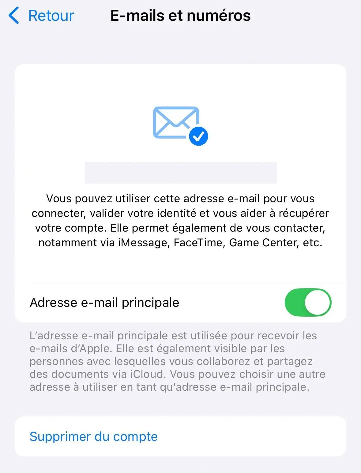 iOS 18.1 : comment changer le mail rattaché à son compte Apple