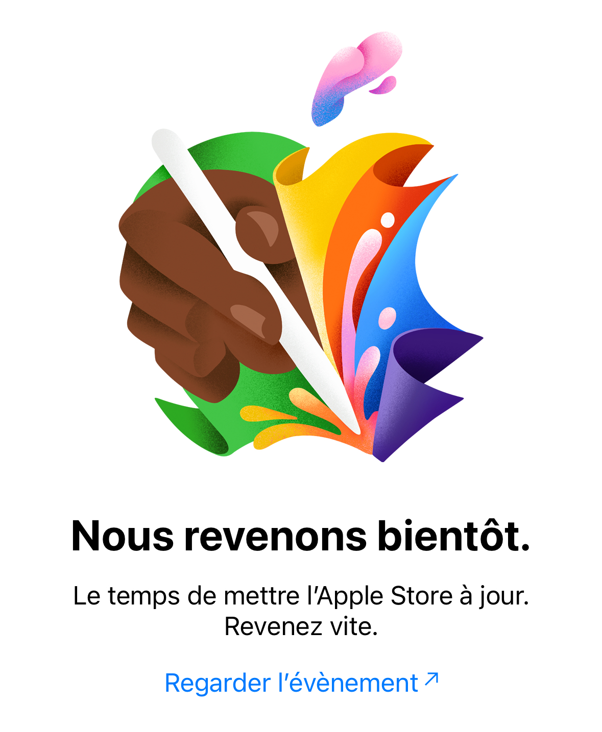 L’Apple Store en ligne est fermé (pour les nouveaux iPad) !