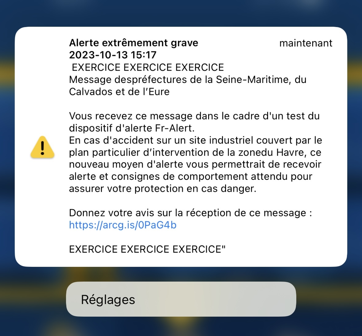 FR-Alert en test à Paris sur vos smartphones (de février à avril) ! #JOParis