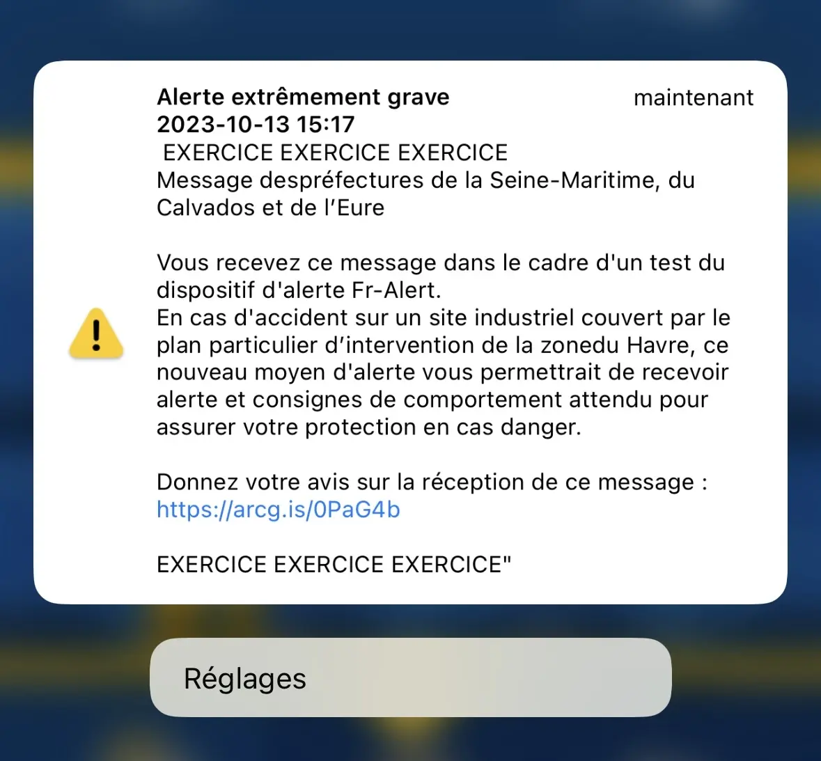 Le QR-Code des JO nécessitait-il un message FR-Alert ?