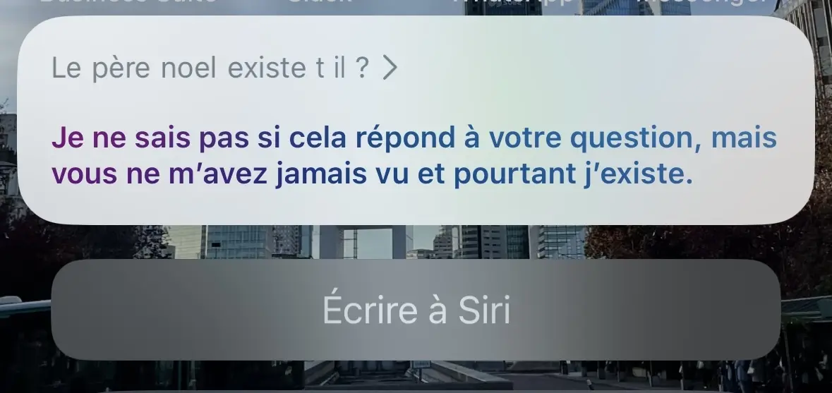 Dis Google, est-ce que le Père Noel existe ?