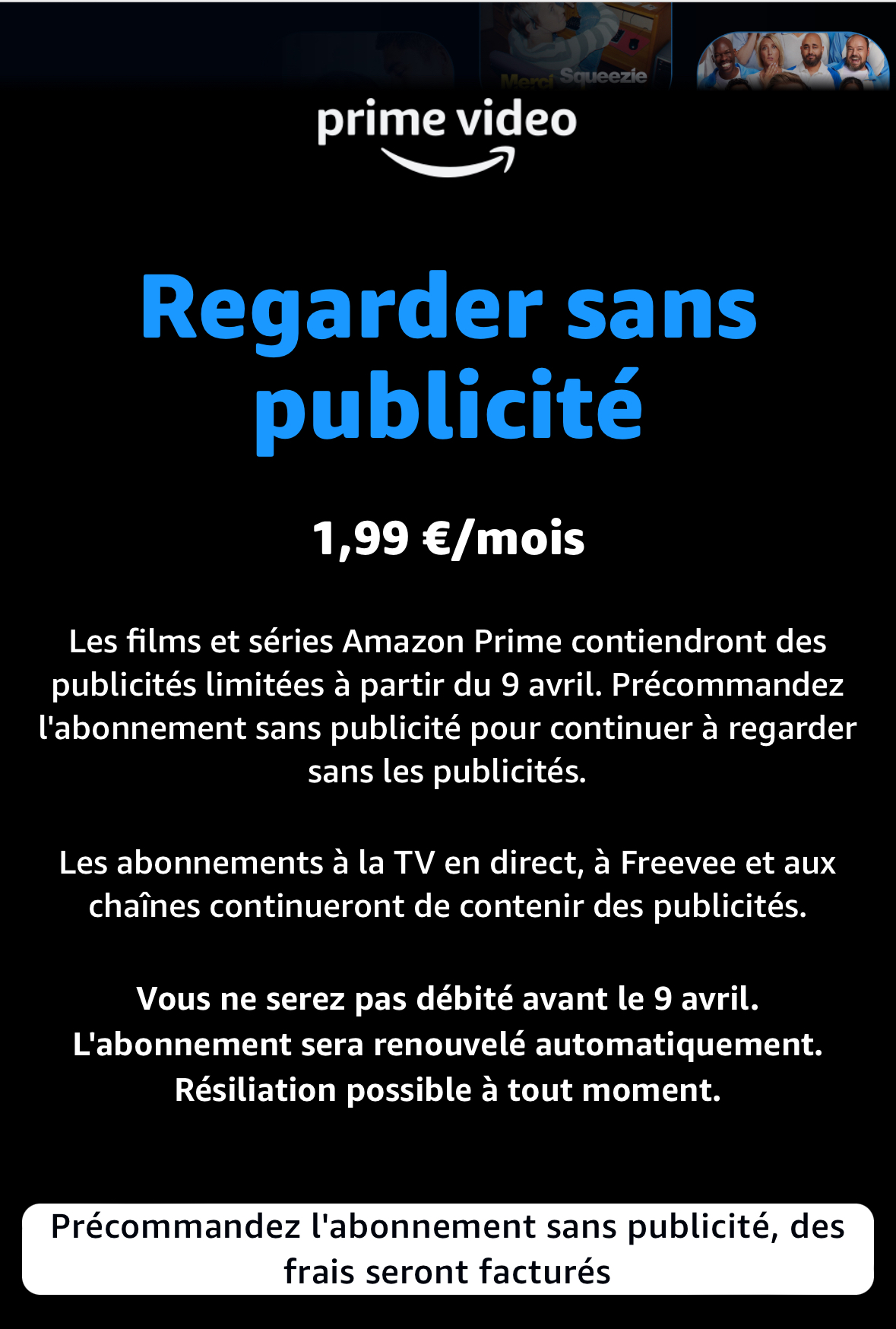 1,99€ pour zapper la pub sur Amazon Prime Video ! (on vous dit quand !)