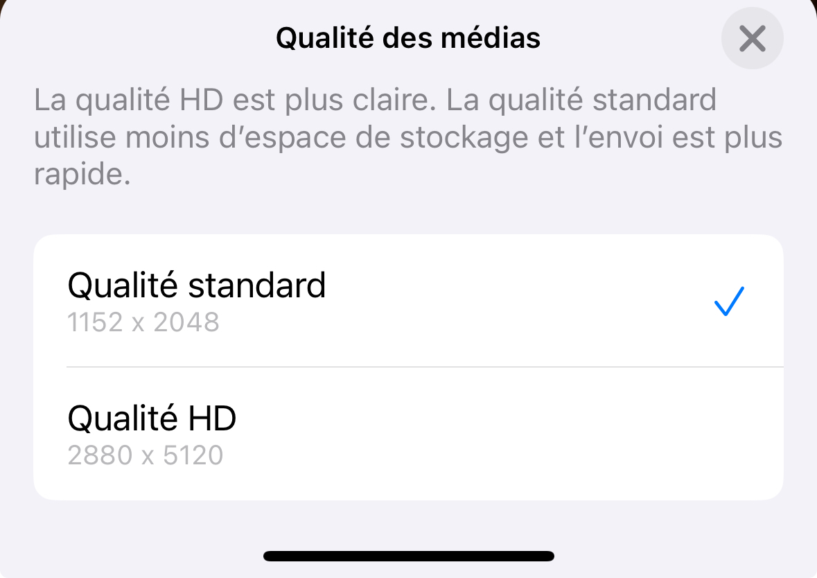 WhatsApp conserve désormais la qualité d’origine des photos / vidéos sur l’iPhone